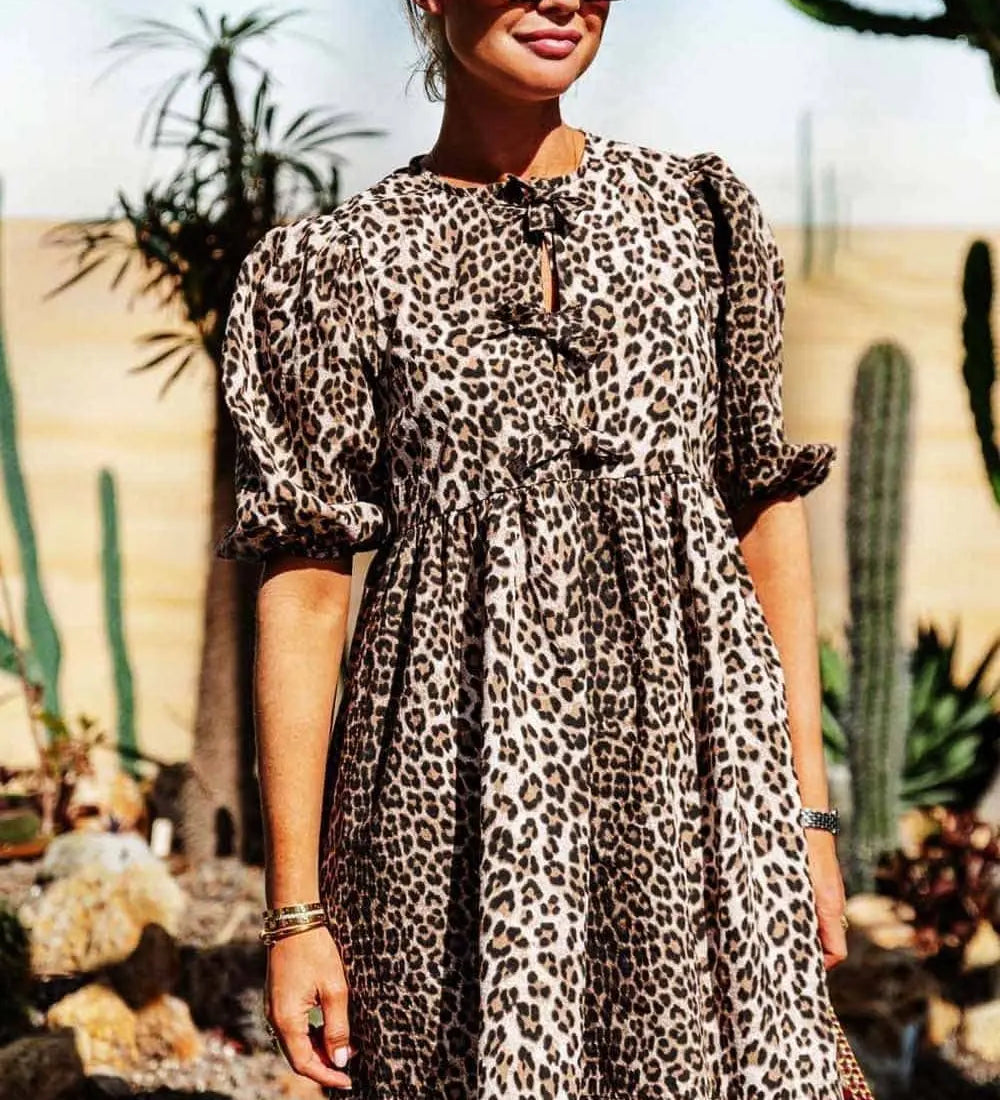 Chiara | Leoparden Kleid Zendoo.de