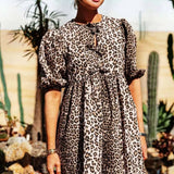 Chiara | Leoparden Kleid Zendoo.de