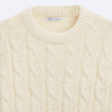Klassischer Zopfstrickpullover für zeitlose Eleganz