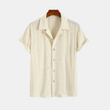 Luftiges Häkelhemd mit Kurzarm