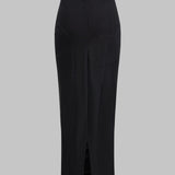 Martina | Elegantes Zweiteiler-Set mit Corsagen-Bluse & Bleistiftrock