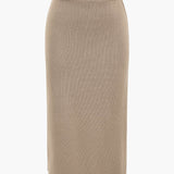 Amelie | Elegantes Strick-Set mit Peplum-Top & Bleistiftrock