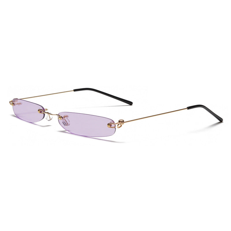 Ava | Minimalistische Randlose Sonnenbrille