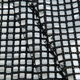 Agathe | Glamouröser Party Minirock mit funkelndem Netz-Design