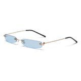 Ava | Minimalistische Randlose Sonnenbrille