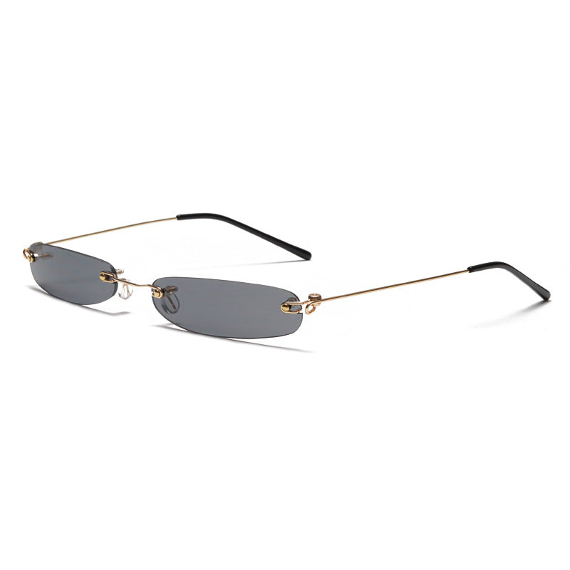 Ava | Minimalistische Randlose Sonnenbrille
