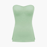 Athena | Elegantes Zweiteiler-Set mit Bustier-Top & Shorts