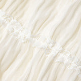 Elise | Romantisches Zweiteiler-Set mit Plissee-Top & Maxirock