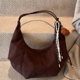 Amalia | Wildleder Boho-Chic Hobo Tasche mit verspieltem Charme
