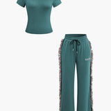Jade | Freizeit-Set mit Fransen-Details