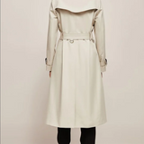 Christa | Stylischer langer Mantel mit Reverskragen für Frauen