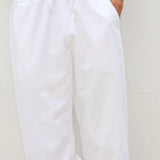 Luca | Weiße Herren-Jogginghose mit Kordelzug