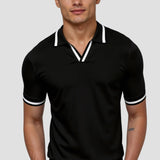 Herren-Poloshirt mit Kontrastdetails – Elegant & Modern