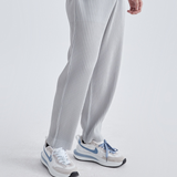 Robert | Lockere Passform Elastischer Bund Baumwoll-Rippstrick-Hose