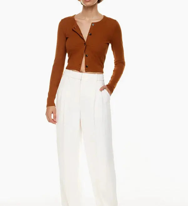 Elegante High-Waist Wide-Leg Hose mit zeitlosem Schnitt