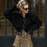 Manon | Strickjacke mit Knöpfen und Federärmeln