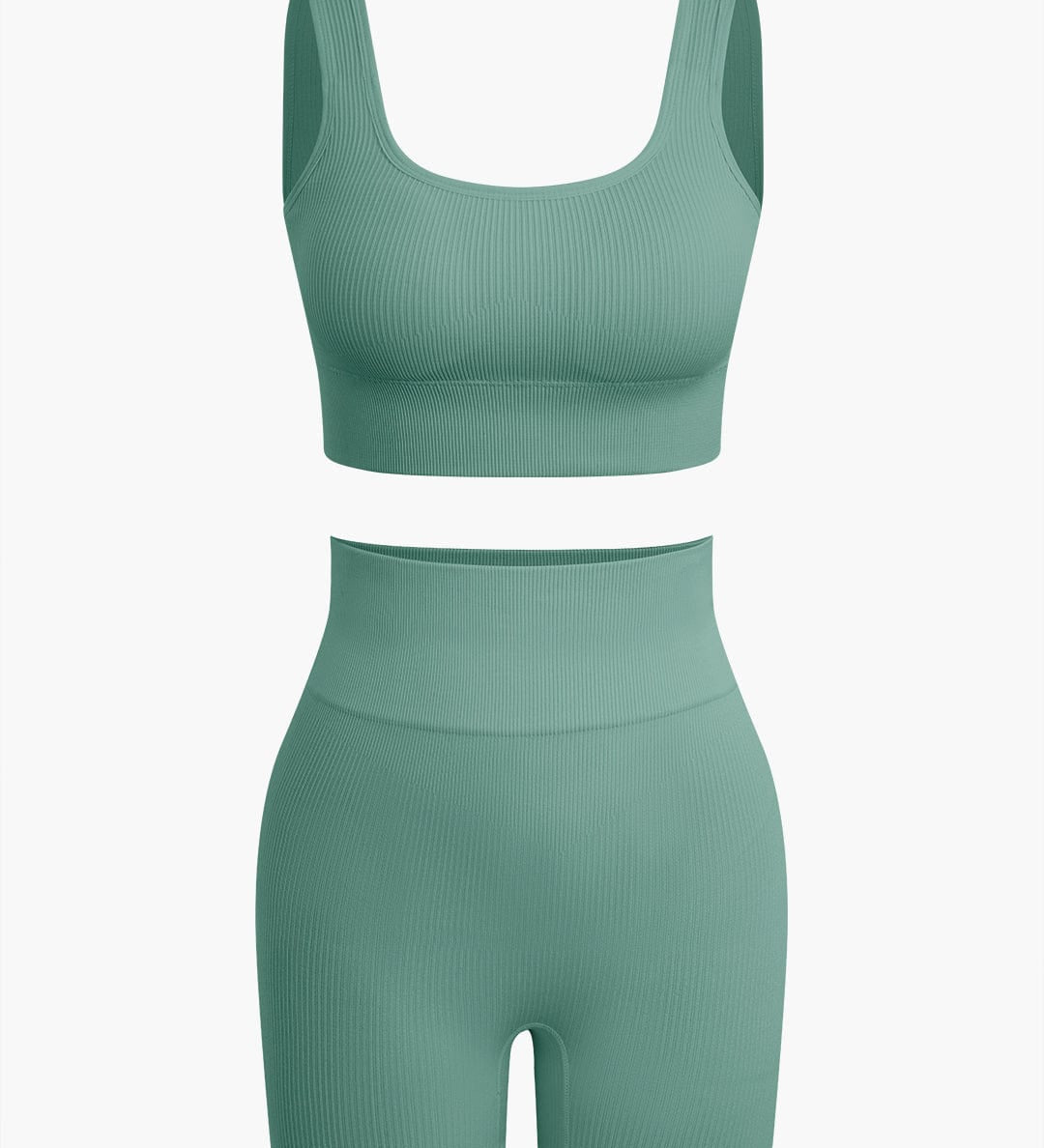 Elaine | Nahtloses Sport-Set mit Crop-Top & Yoga-Shorts