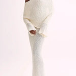 Emma | Bouclé Maxi Kleid Zendoo.de