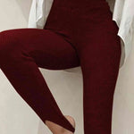 Clara | Gerippte Mid-Waist-Leggings – Komfort und Stil für Jeden Tag Zendoo.de