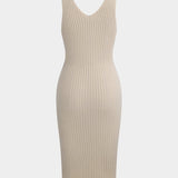 Shira | Strick-Zweiteiler-Set mit Crop-Pullover & Figurbetontem Kleid