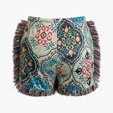 Greta | Verspieltes Zweiteiler-Set mit Boho-Print & Fransen