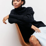 Xandra | Gestrickter Pullover Mit Langem Hals Zendoo.de