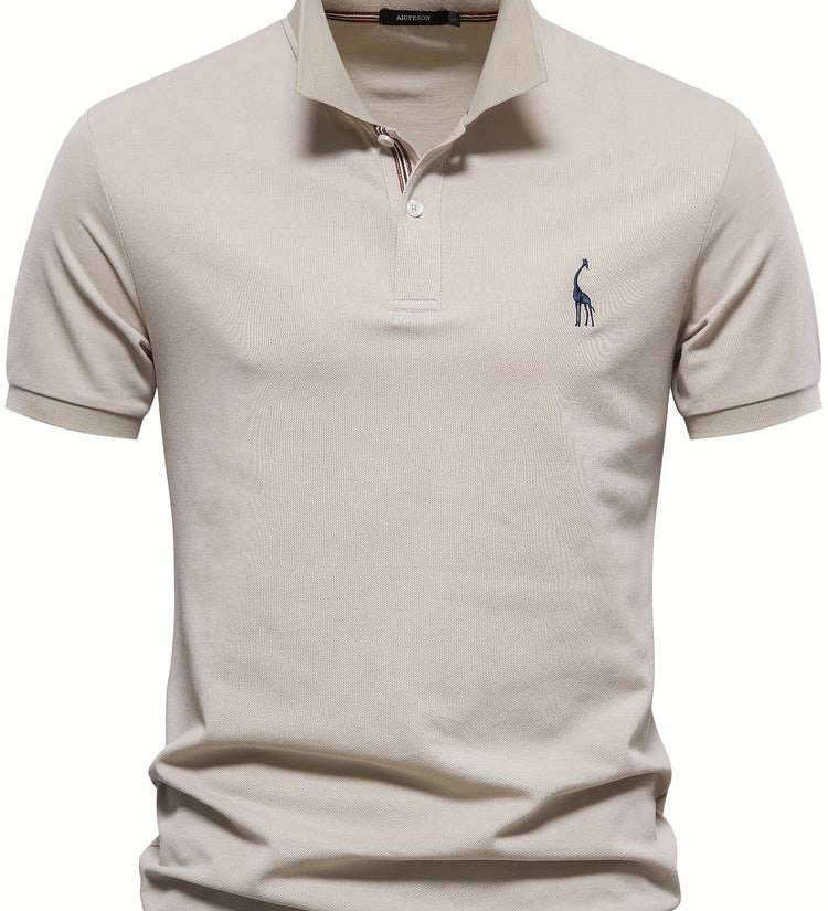 Noah | Slim Fit Klassisches Poloshirt mit sportlichem Kragen-Detail