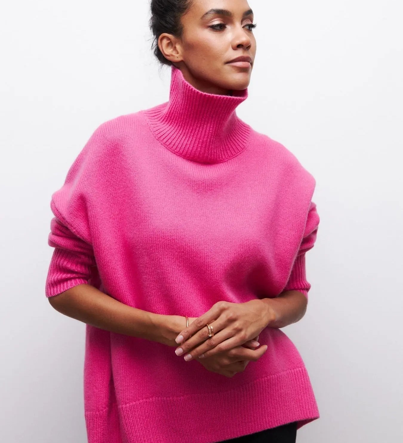 Xandra | Gestrickter Pullover Mit Langem Hals Zendoo.de