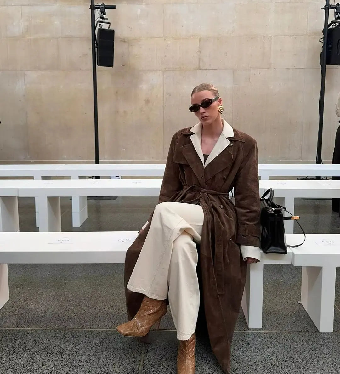 Ella | Wildleder Trenchcoat Zendoo.de