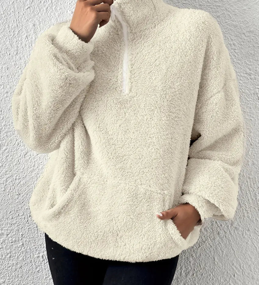 Camilla | Gemütlicher Fleece-Pullover für Damen Zendoo.de
