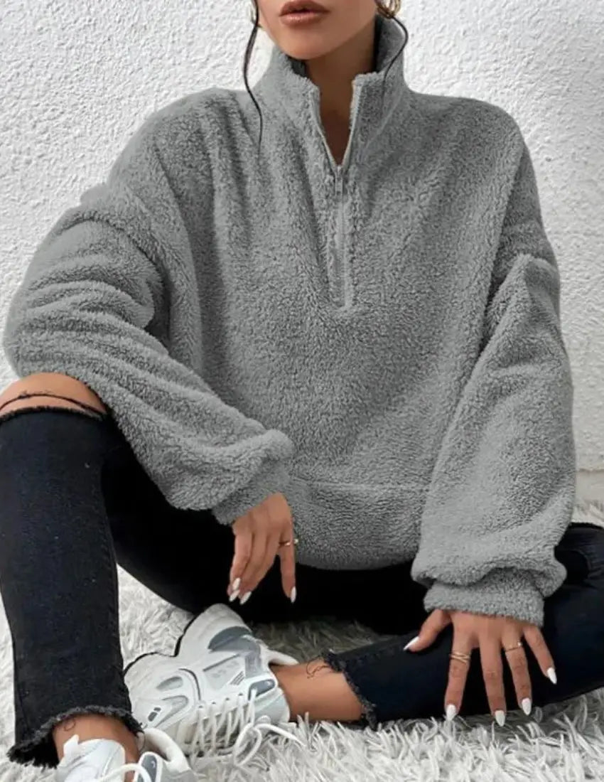 Camilla | Gemütlicher Fleece-Pullover für Damen Zendoo.de