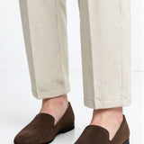 Braune Wildleder-Loafer – Eleganz und Komfort vereint