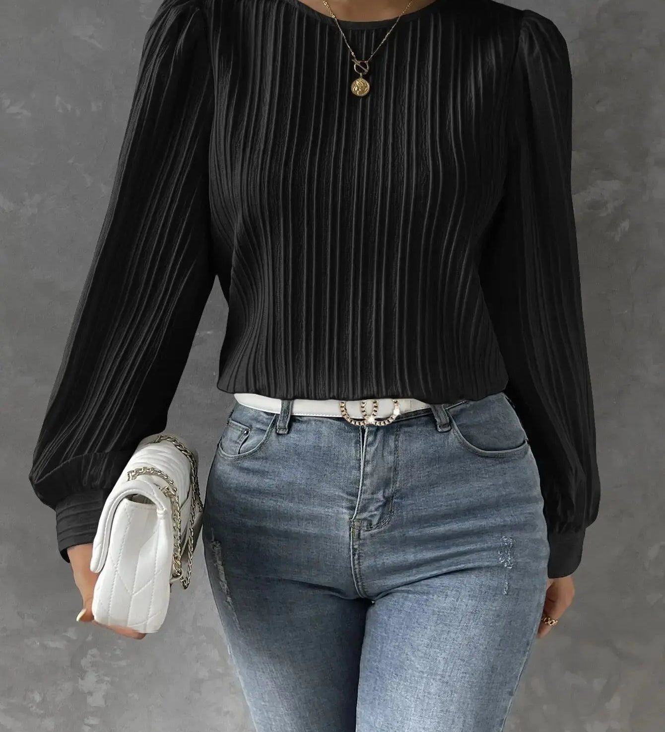 Emma | Zeitlos Elegante Bluse Zendoo.de