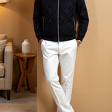 Alessandro | Klassische Herren-Steppjacke in Schwarz