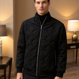 Alessandro | Klassische Herren-Steppjacke in Schwarz