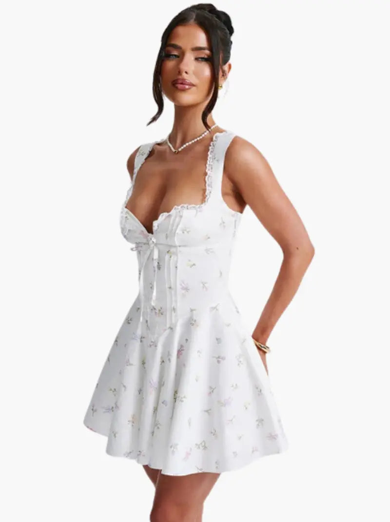 Alessia | Minikleid - Buntes Blumenprint Zendoo.de