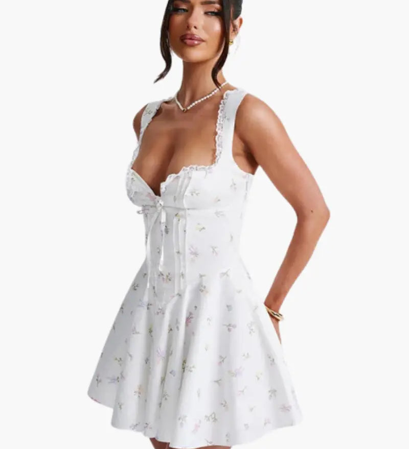 Alessia | Minikleid - Buntes Blumenprint Zendoo.de