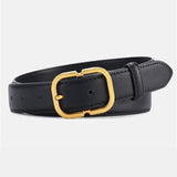 Fanny | Minimalistischer Gürtel Mit Goldener Schnalle