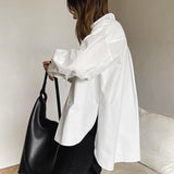 Klassische Oversized Damenbluse – Zeitlos, Vielseitig & Minimalistisch