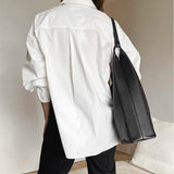 Klassische Oversized Damenbluse – Zeitlos, Vielseitig & Minimalistisch