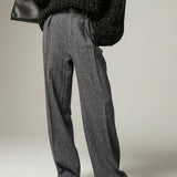 Xenia | Graue Chino Hose Everyday Comfort