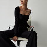 Zarah |  Flare Jumpsuit Trifft Auf Ultimativen Komfort