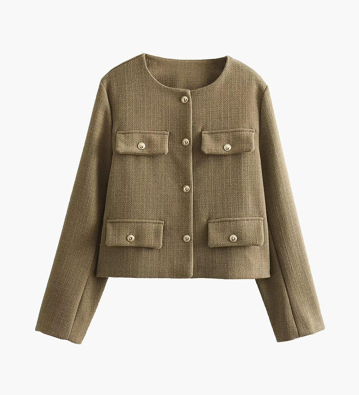 Miriam | Klassische Damen Tweedjacke mit goldenen Knöpfen