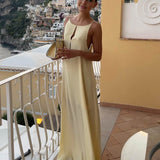 Mathilda | Luxus Slipdress mit tiefem Rückenausschnitt – Elegante Abendmode