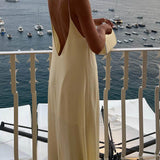 Mathilda | Luxus Slipdress mit tiefem Rückenausschnitt – Elegante Abendmode