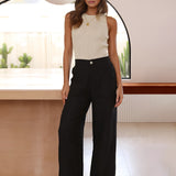 Marie | Ärmelloses Bodycon Rippenstrick Tank Top