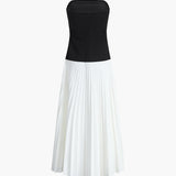 Elise | Stilvolles Bustier-Top & Fließender Maxi-Rock für einen edlen Look