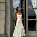 Evelyn | Elegantes Rüschen-Maxikleid für stilvolle Anlässe