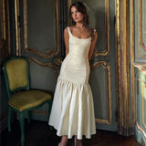 Evelyn | Elegantes Rüschen-Maxikleid für stilvolle Anlässe