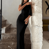 Seraphina | Elegantes Bodycon Satin Maxikleid – Zeitlose Abendgarderobe